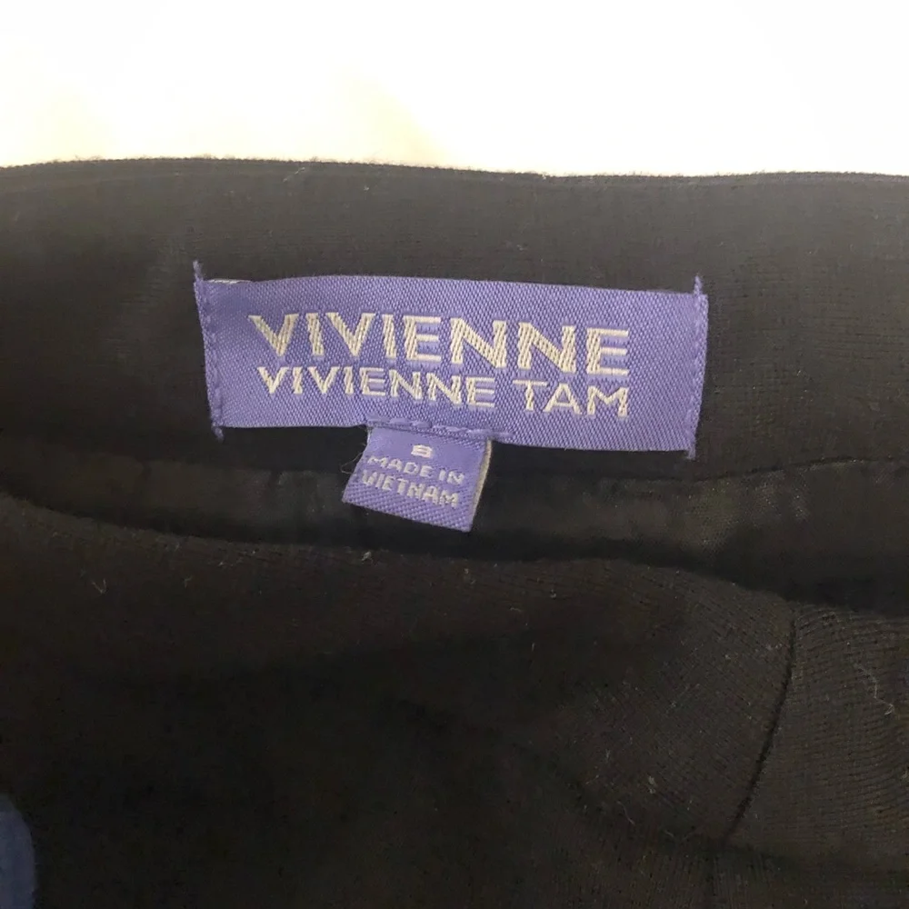 Vivienne Tam Black and White A-Line Mini Skirt - Picture 3 of 3